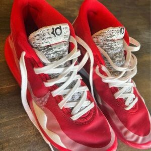 Nike Red Athletic Shoes